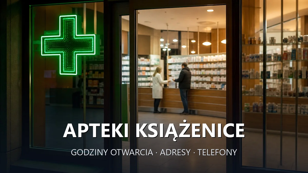Apteki Książenice, gmina Grodzisk Mazowiecki, powiat grodziski - adresy, telefony, godziny otwarcia