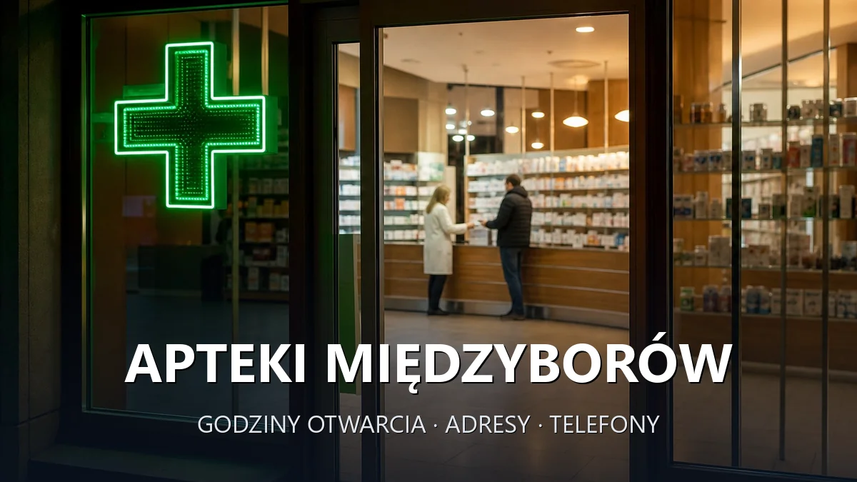 Apteki Międzyborów, gmina Jaktorów, powiat grodziski - adresy, telefony, godziny otwarcia