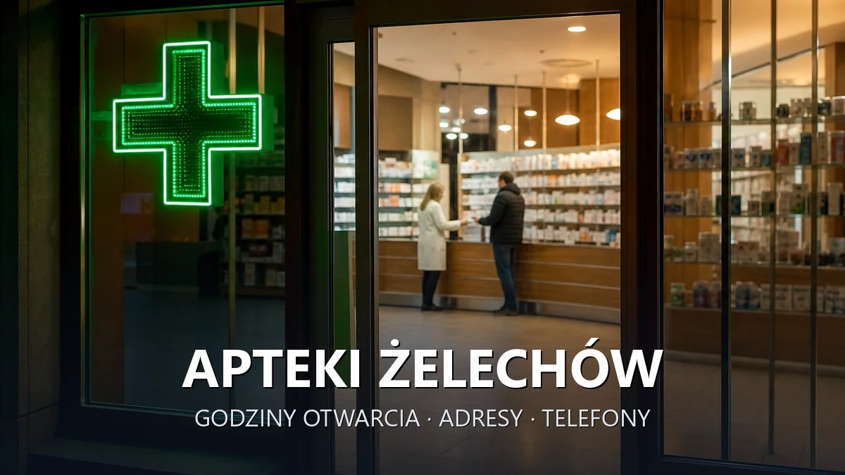 Apteki Żelechów, gmina Żabia Wola, powiat grodziski - adresy, telefony, godziny otwarcia