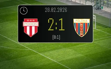 [PIŁKA NOŻNA] Pogoń Grodzisk Mazowiecki – Polonia Bytom 2:1 – ważne zwycięstwo Pogoni w Betclic 1. lidze