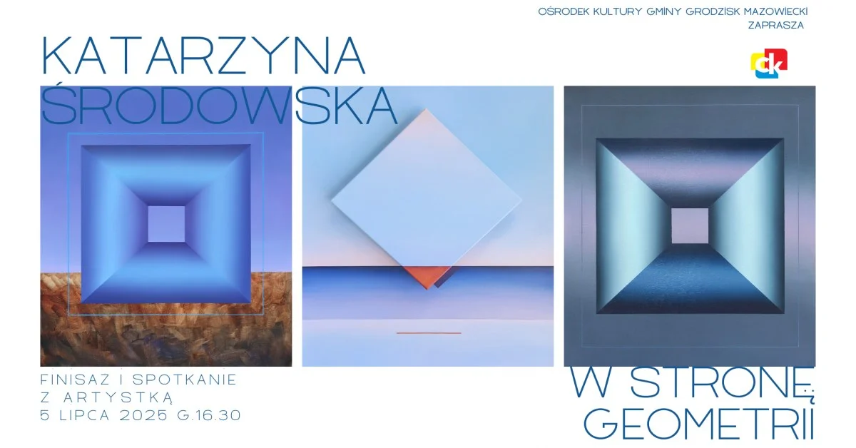 Grafika promocyjna wydarzenia Finisaż wystawy malarstwa Katarzyny Środowskiej w Kinie Centrum Kultury