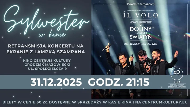 Grafika promocyjna wydarzenia IL VOLO — Koncert z Doliny Świątyń (retransmisja) w sylwestrowy wieczór