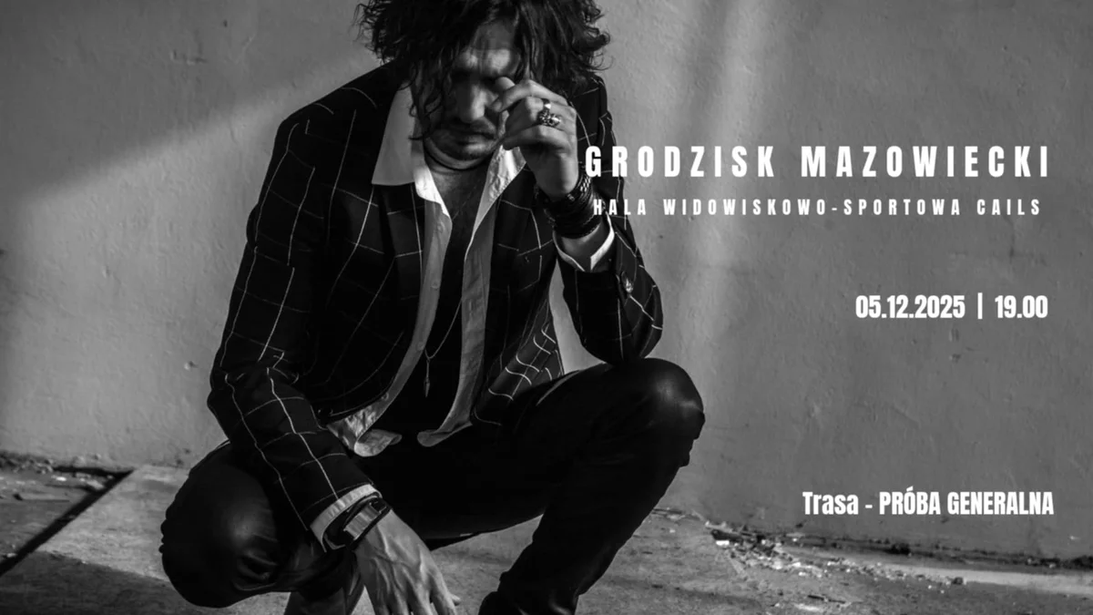 Grafika promocyjna wydarzenia Koncert Piotr Cugowski – GRODZISK MAZOWIECKI (Próba generalna)
