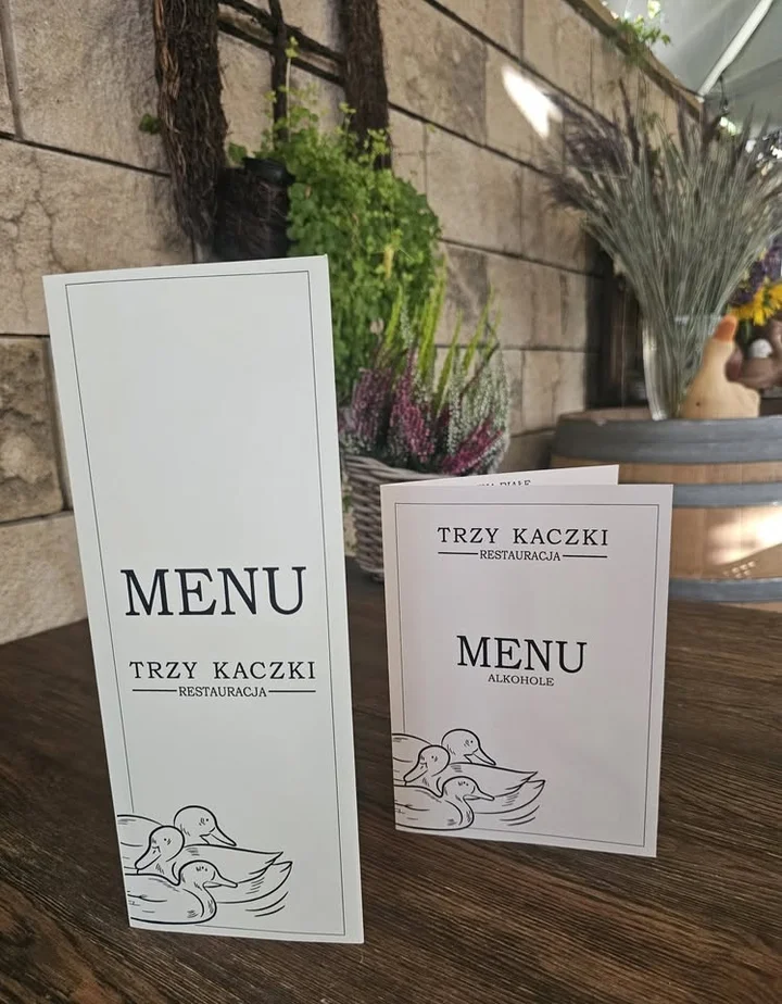 Grafika promocyjna wydarzenia Nowa karta w Restauracji Trzy Kaczki — nowe smaki, drinki i wina