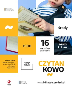 Czytankowo w Pawilonie Kultury (dzieci 2–4 lata)