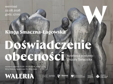 Grafika promocyjna wydarzenia Kinga Smaczna-Łagowska „Doświadczenie Obecności”