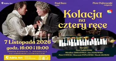 Kolacja na cztery ręce w Grodzisku