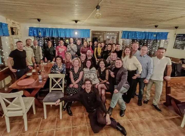 Grafika promocyjna wydarzenia Wigilia Klubu DOGOŃ Grodzisk Mazowiecki — wspólne spotkanie wigilijne