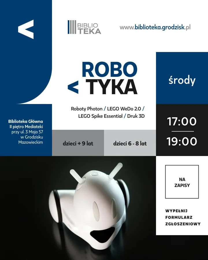 Roboty, LEGO i VR w Grodzisku - biblioteka wchodzi w tryb przyszłości
