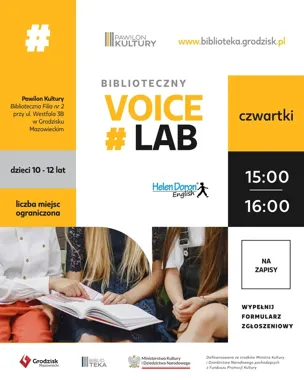 Biblioteczny VoiceLab w Grodzisku - angielski, który wciąga od pierwszej minuty