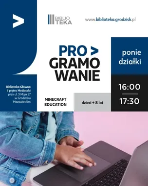 Minecraft zamiast zwykłej gry - w Grodzisku dzieci uczą się kodować