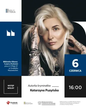 Katarzyna Puzyńska w Grodzisku - wieczór z kryminałem, który ma swój ciężar
