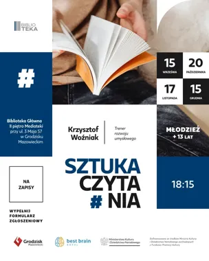 Mnemotechniki zamiast zakuwania - Grodzisk zaprasza na „Sztukę Czytania”