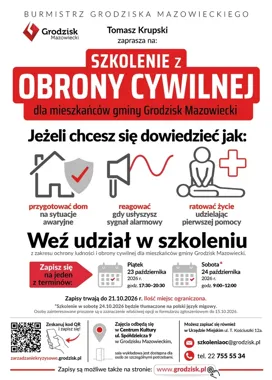Bezpłatne szkolenia w Grodzisku. Nauczą reagować w sytuacji zagrożenia