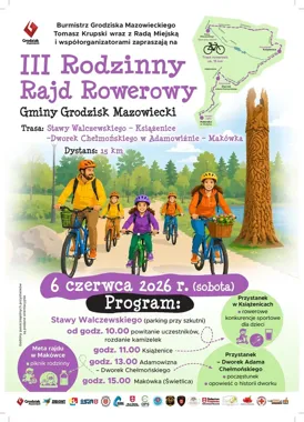 Rodzinny rajd wraca na grodziskie trasy. Będzie 15 kilometrów i piknik w Makówce