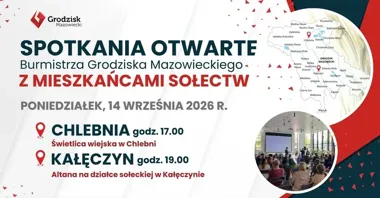 Chlebnia i Kałęczyn z otwartymi spotkaniami. Będą rozmowy o drogach i sieci