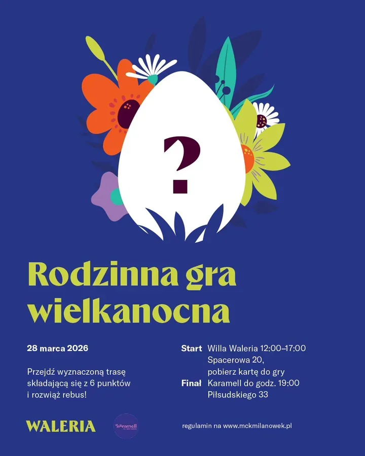 W Milanówku wielkanocna gra wyprowadzi rodziny na spacer po mieście