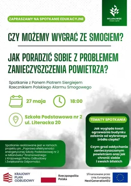 W Milanówku o smogu i kosztach ogrzewania padną konkretne odpowiedzi
