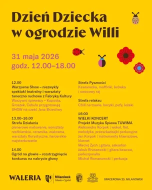Warzywa na scenie i muzyka Tuwima. Rodzinny dzień w Willi Waleria