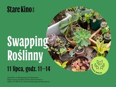 Rośliny zmienią właścicieli w Starym Kinie. Milanowskie Centrum Kultury zaprasza