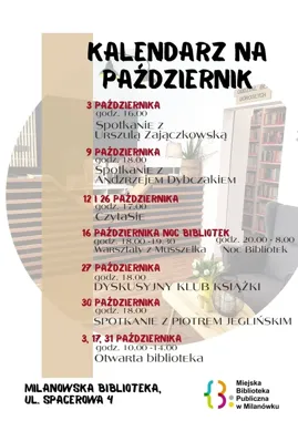 Rośliny, nocowanka i książki zakazane. Październik w bibliotece