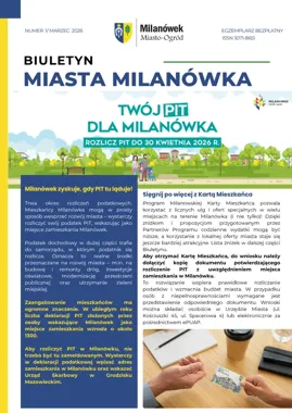Pierwszy biuletyn roku zbiera najważniejsze sprawy Milanówka w jednym miejscu