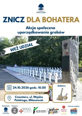 Wspólne porządki na grobach bohaterów. Akcja odbędzie się w Milanówku