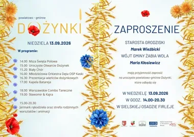 Dożynki w Firlejach połączą tradycję z muzyką na żywo